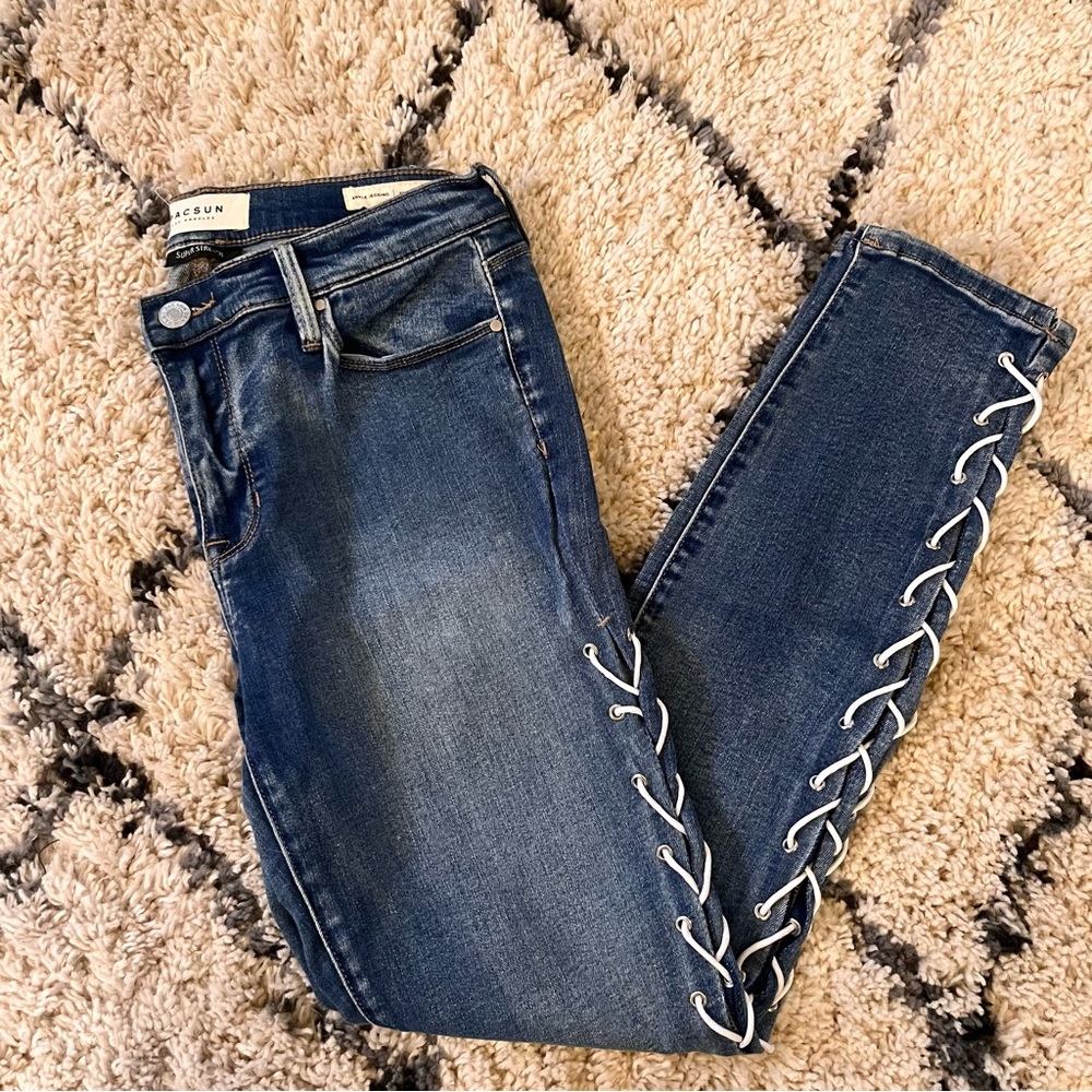PacSun Lace Up Skinny Jeggings